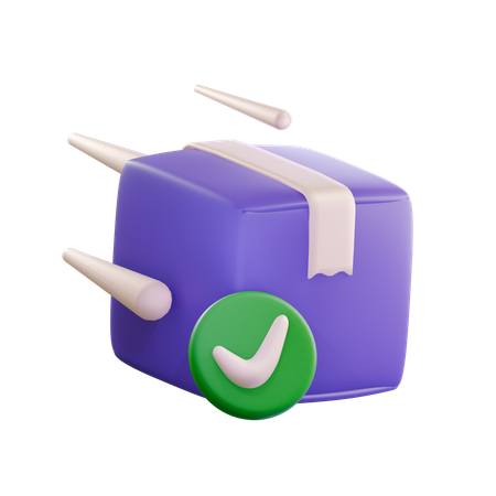 Verified delivery  3D Icon