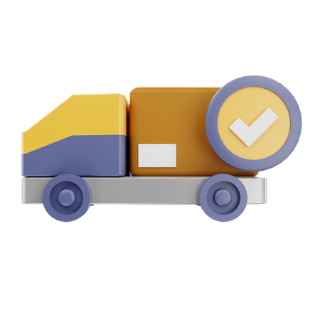 Verified Delivery  3D Icon