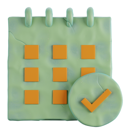 Verified Event  3D Icon