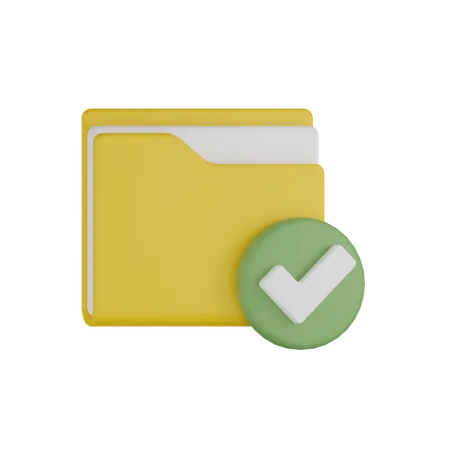 Checklist Folder 3D Icon