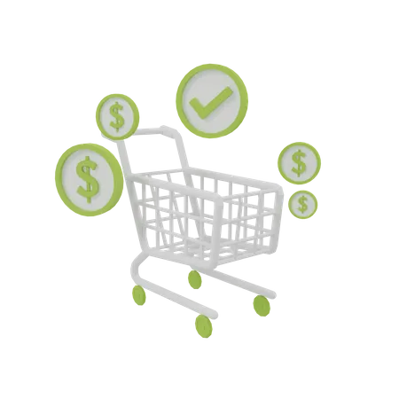 Shopping Cart Correct 3 D Digital Illustration For Your Project Exclusive On Iconscout 3D Illustration