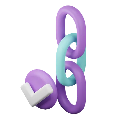 Verified Link  3D Illustration