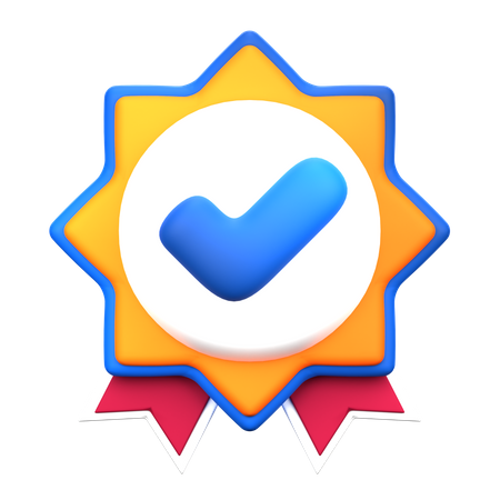 Verified Medal  3D Icon