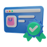 3d verified credit card emoji