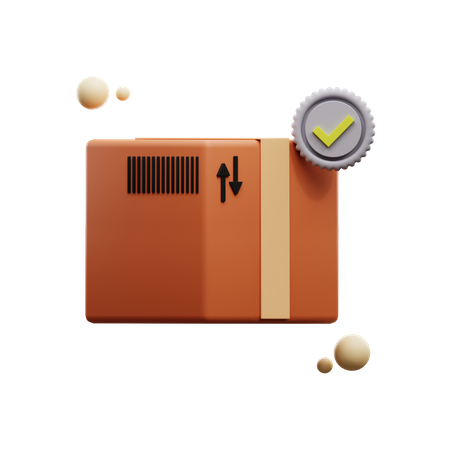 Verified Package  3D Icon