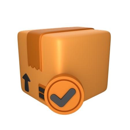 Verified Package  3D Icon