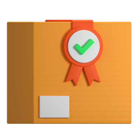 Verified Package  3D Icon