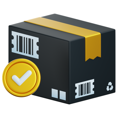 Verified Package  3D Icon