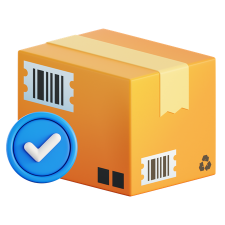 Verified Package  3D Icon