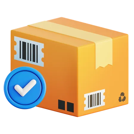 Verified Package  3D Icon