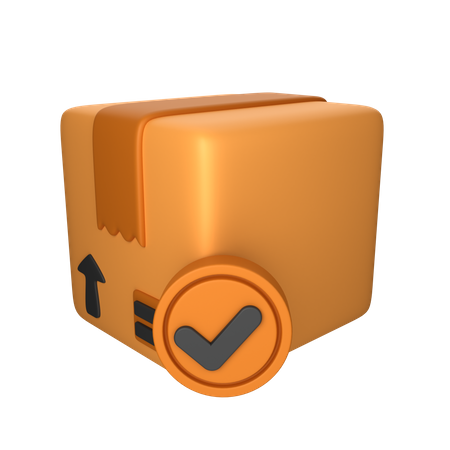 Verified Package  3D Icon