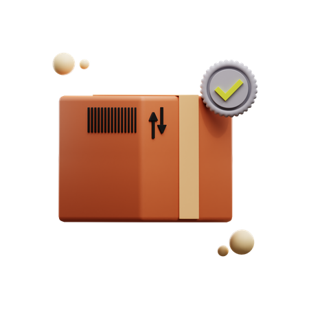 Verified Package 3D Icon