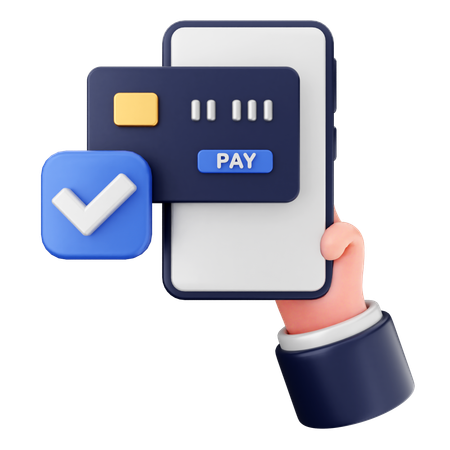 Verified Payment  3D Icon