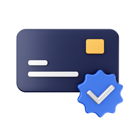 Verified Payment 3D Icon