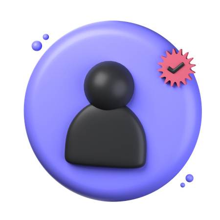 Verified Profile  3D Icon