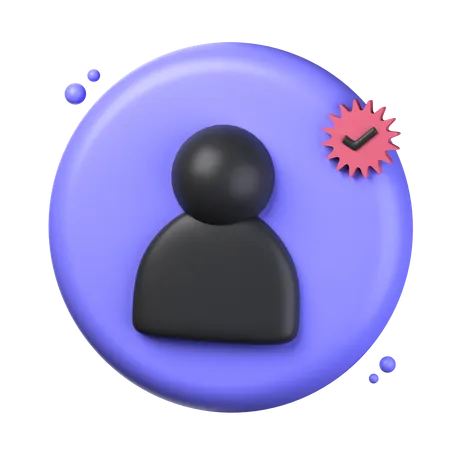 Verified Profile  3D Icon