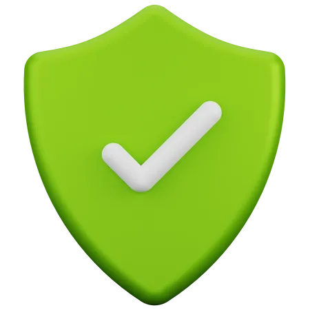 Verified Security  3D Icon