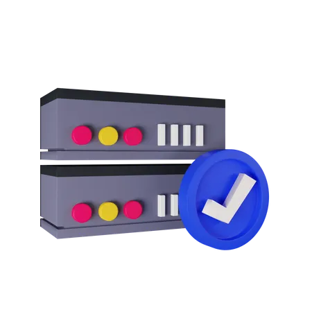 Verified Server 3 D Icon Contains PNG BLEND GLTF And OBJ Files 3D Icon