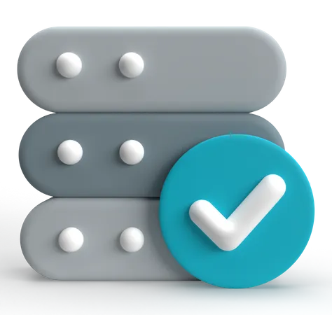 Verified Server  3D Icon