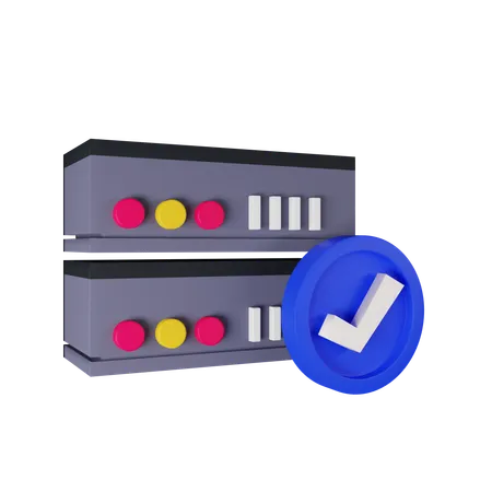 Verified server  3D Icon