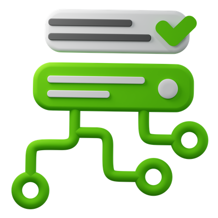 Verified Server  3D Icon
