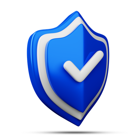 Verified Shield  3D Icon