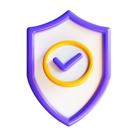 Verified Shield  3D Icon