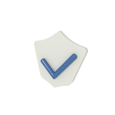 Verified Shield  3D Icon