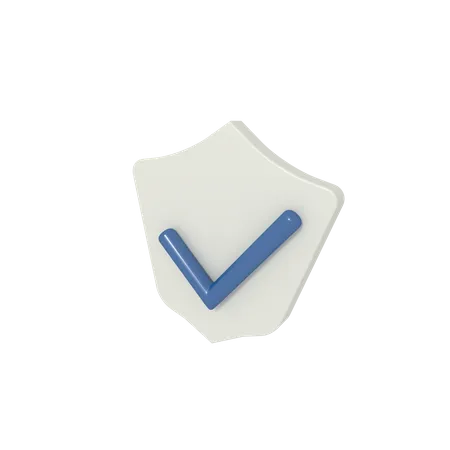 Verified Shield  3D Icon