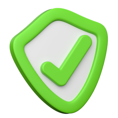 Verified Shield  3D Icon