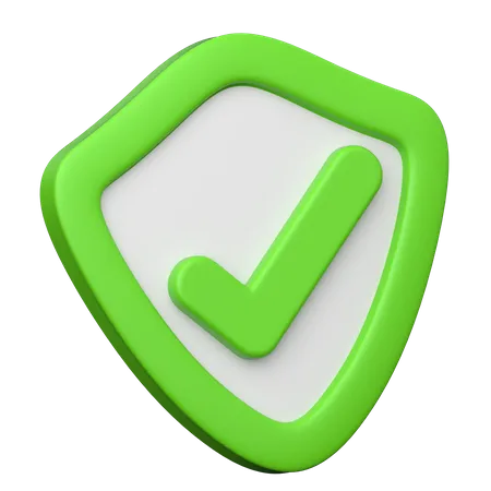 Verified Shield  3D Icon