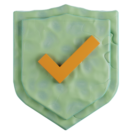 Verified Shield 3D Icon