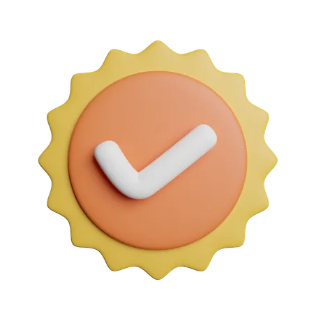 Verified Store  3D Icon