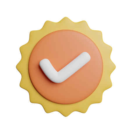 Verified Store  3D Icon