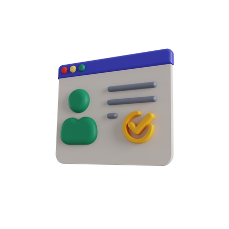 Verified User  3D Icon