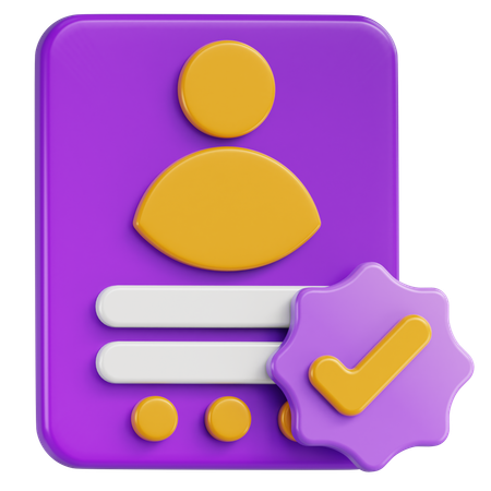 Verified User  3D Icon