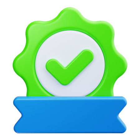 Vérifier le badge  3D Icon