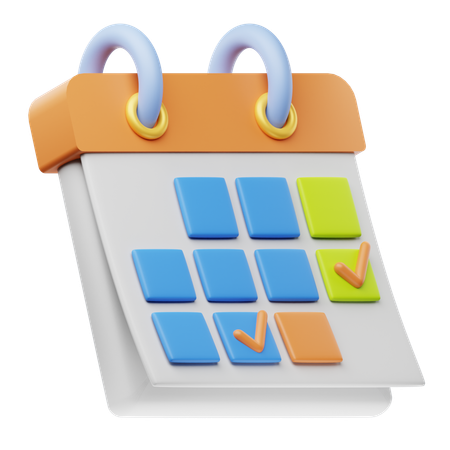 Vérifier l'horaire  3D Icon