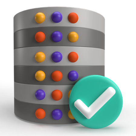 Vérifier la base de données  3D Icon