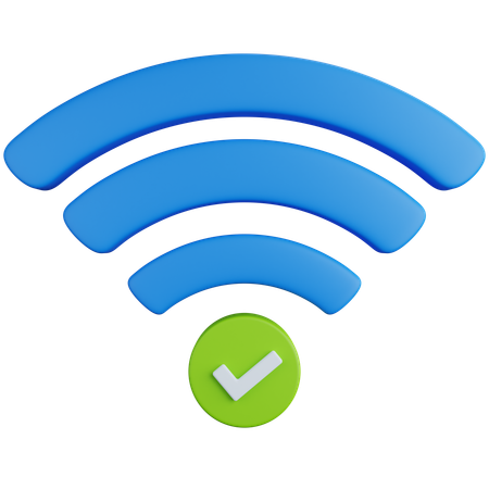 Vérifier le Wi-Fi  3D Icon