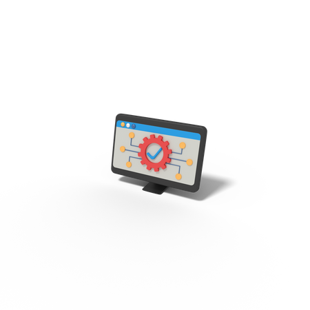 Vérifier les paramètres de connexion au site Web  3D Icon