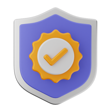 Vérifier la protection du bouclier  3D Icon