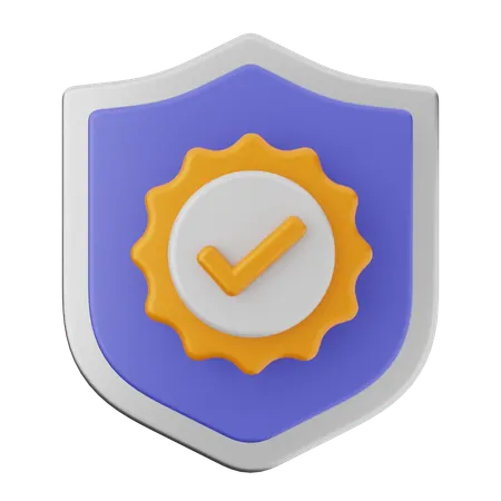 Vérifier la protection du bouclier  3D Icon