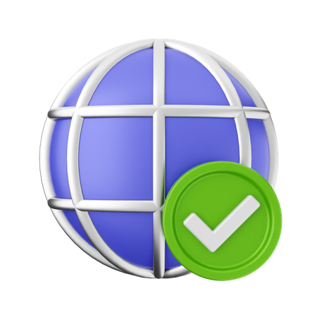 Vérifier sur Internet  3D Icon