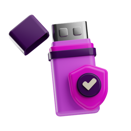 Vérifier USB  3D Icon