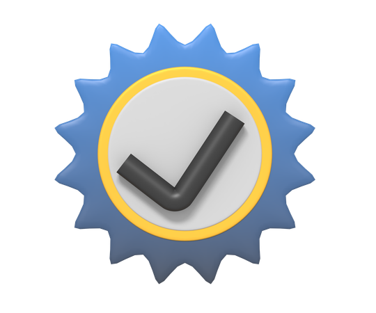 Verifique a qualidade  3D Icon