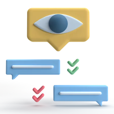 Dupla verificação  3D Icon