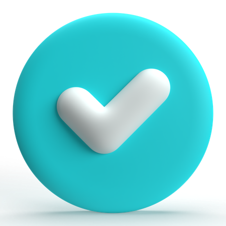 Verifiziert  3D Icon