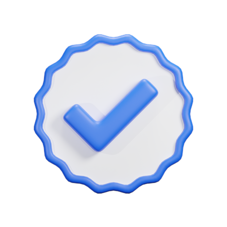 Verifiziert  3D Icon