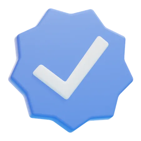 Verifiziert  3D Icon